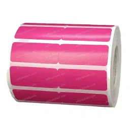 Tudko 35x15 mm 80 GSM 2 UP Self Adhesive Paper Label Pink (Pack of 2 Pcs) image 2