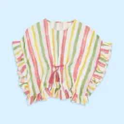 Pantaloons Junior Multicolor Cotton Striped Top-picture-41
