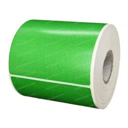 Tudko 75x125 mm 80 GSM 1 UP Self Adhesive Paper Label Green image 2