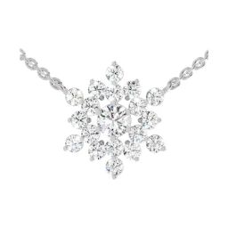 Sparkles Lab Grown Diamond 14k (585) White Gold Pendant for Women-picture-0