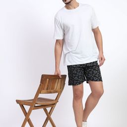T.T. Men Printed Training or Gym Shorts image 2