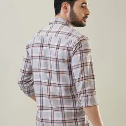 TIM PARIS Men Classic Checked Casual Shirt image 5