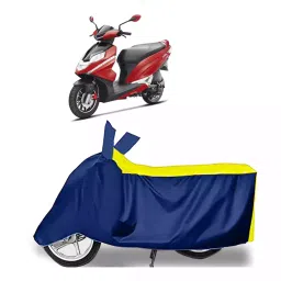 Auto Pearl Bike Cover for Hero Dare (Yellow & Blue)-picture-12