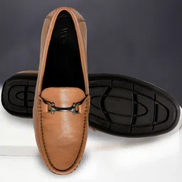 Woodland Men Leather Formal Loafers-image-70