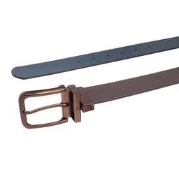 United Colors of Benetton Men Textured Leather Reversible Belt image 2