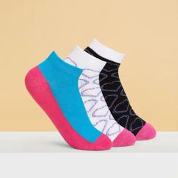 Honey by Pantaloons Multicolor Printed Socks - Pack of 3-picture-33