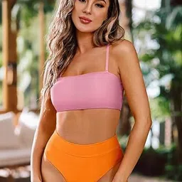 ENAYA STORE Strapless Swim Bikini Set image 2