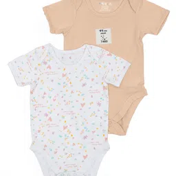 Mi Arcus Taurus Unisex Onesies Snap Button Closure Pack Of 2 - Multi-image-61