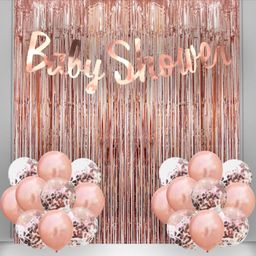 Bubble Trouble Baby Shower Party Decoration Kit  Rose Gold - Pack of 23-picture-29