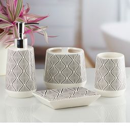 Kookee Ceramic Bathroom Set 400 ml-picture-38