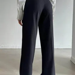 CILIMILI Versatile Women High Waist Regular Trousers image 4