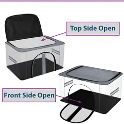 Myntra Elegant Homes Grey 2 Pieces Wardrobe Multi-Utility Organisers image 5