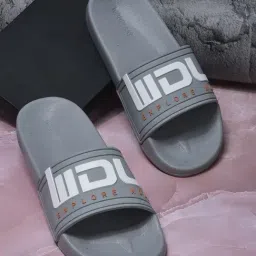 Woodland Men's Grey Slides-image-50