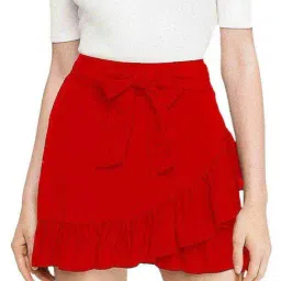PATRORNA Red Mini Skirt-image-10