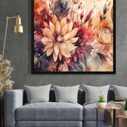999Store Printed Brown Canvas Wall Art-picture-10