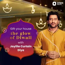 Orient Joy Lite 5 W 3.66 m(12 ft) 5 W Diya Led Curtain Light Warm White image 5