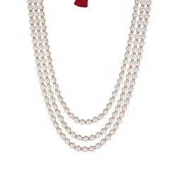 Radhe Creation Men Gold-Plated Beaded Layered Necklace image 4
