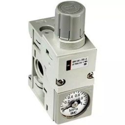 SMC 6 mm Tubing Pneumatic Regulator - 0.05MPa to 0.7MPa, 1MPa max. input, ARM11BB1-R08-A1-picture-32