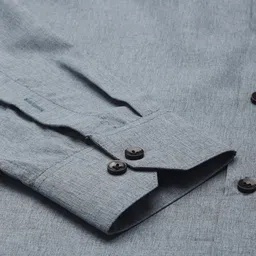 JAINISH Men Grey Comfort Formal Shirt image 4