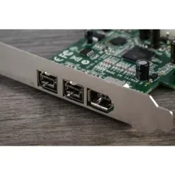 StarTech.com 3 Port PCIe Firewire Card, PEX1394B3 image 2