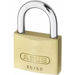 ABUS Key Weatherproof Brass Steel Padlock Keyed Alike 6 mm Shackle 65 mm Body, 65/50 KA6502-picture-23