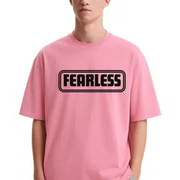 Fashnobic Men Dri-FIT Trendy Cat Printed Round Neck Cotton Oversized T-shirt-image-73