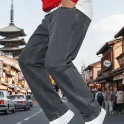 FALKRA Men Straight Fit Mid-Rise Stretchable Jeans image 5