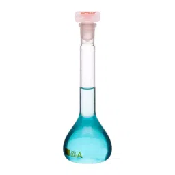 Supertek Volumetric Flask Transparent Class B 5 ml with Interchangeable Glass and Super Stopper, 70.418.0005NIS (Pack of 2) image 2