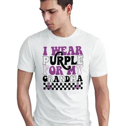 Seekbuylove Typography Printed Round Neck Bio Finish Pure Cotton T-shirt-picture-31