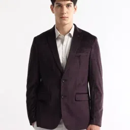 Arrow Red Regular Fit Blazer-picture-12