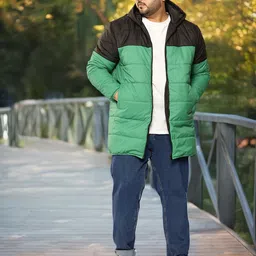 Sztori Plus Size Colourblocked Padded Jacket image 1