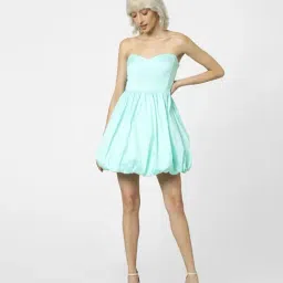 Only Green Fit & Flare Dress image 5
