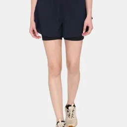 Zelocity by Zivame Navy Sports Shorts-picture-25