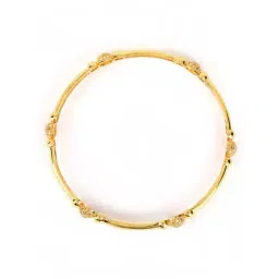 Jazz And Sizzle Gold-Toned Beaded Designed Traditional Bangles for Women - Set of 2 image 4