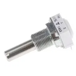 Vishay Panel Mount Rotary Potentiometer 120 mW Power 1 mΩ Solder Lug Terminal, P11S1V0FLSY00105KA (Pack of 60 Pcs) image 2