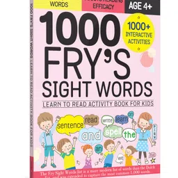 wonder house books 1000 Fry's Sight Words: Learn to Read Activity Book for Kids image 1