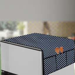 The Furnishing Tree Navy Blue Printed Refrigerator Cover-picture-36