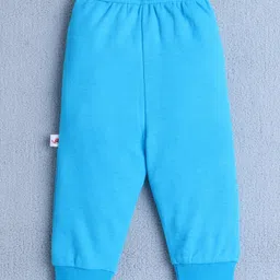 BUMZEE Cotton Knit Full Length Pyjamas with Animal Print Pack of 4 - Multicolor image 3