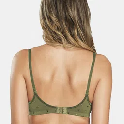 Sonari Women Graphic Printed Medium Coverage Lightly Padded Non-Wired T-shirt Bra image 2