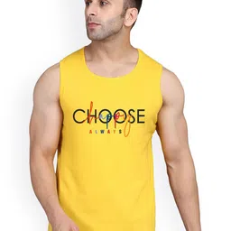 SLOWLORIS Pack Of 2 Printed Gym Vests SL26 COMBO (LOUD ORANGE) (CHS YELLOW) image 2