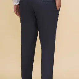 John Pride Men Plus Size Mid-Rise Formal Trousers image 4