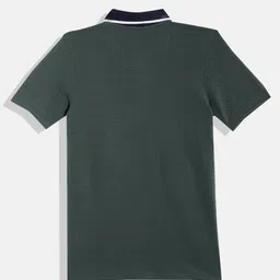 Nautica Boys Pure Cotton Striped Polo Collar T-shirt image 3