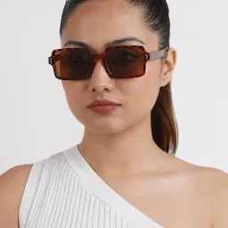 Joker & WItch Mariana Brown Standard Square Sunglasses for Women-picture-26