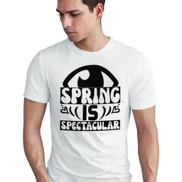 Seekbuylove Men Bio Finish Typography Printed Pure Cotton T-shirt-picture-10