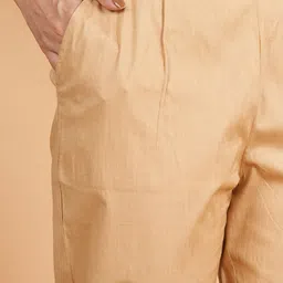 KALINI Women's Beige Lycra Trouser (Beige) image 4