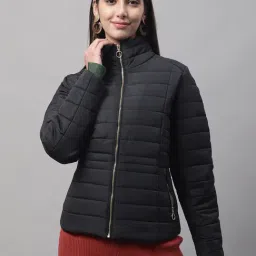 Cantabil Black Quilted Jacket-picture-32