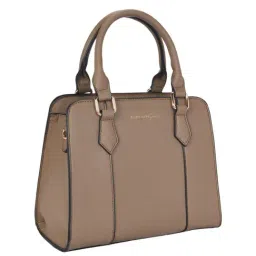 Forever Glam by Pantaloons Khaki Solid Medium Handbag-picture-39