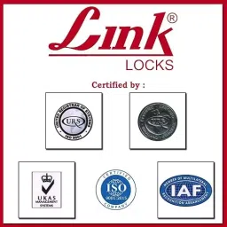 Link 1005-KY-1001-BL 200 mm Zinc BCP Finish Mortise Lock Set image 3