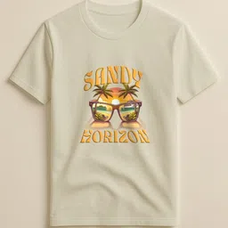 GRACE & JACK Graphic Puff Printed Round Neck Tshirt image 5