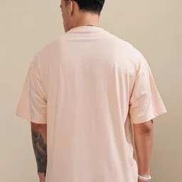 HIGHLANDER Men Graphic Printed Round Neck Oversized T-shirt image 4